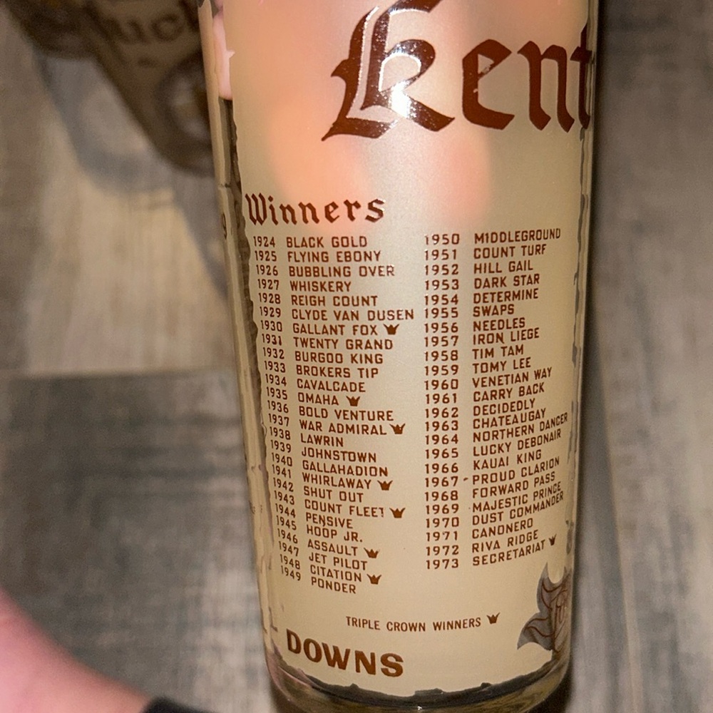 Kentucky Derby 100th anniversary glasses